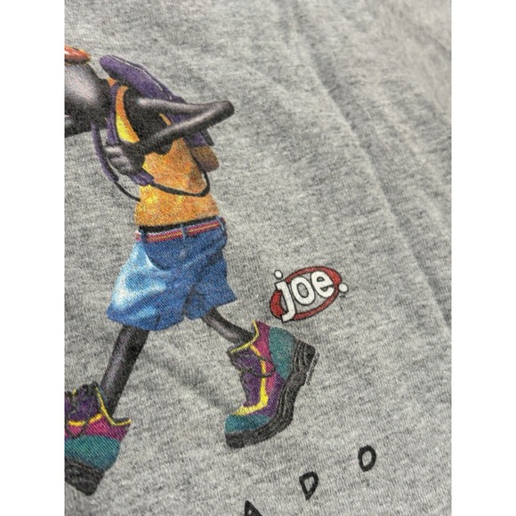 Vintage Y2k Joe Kokopelli Durango, Colorado Hiking Graphic Tee Grey Medium 2002 - Picture 3 of 10